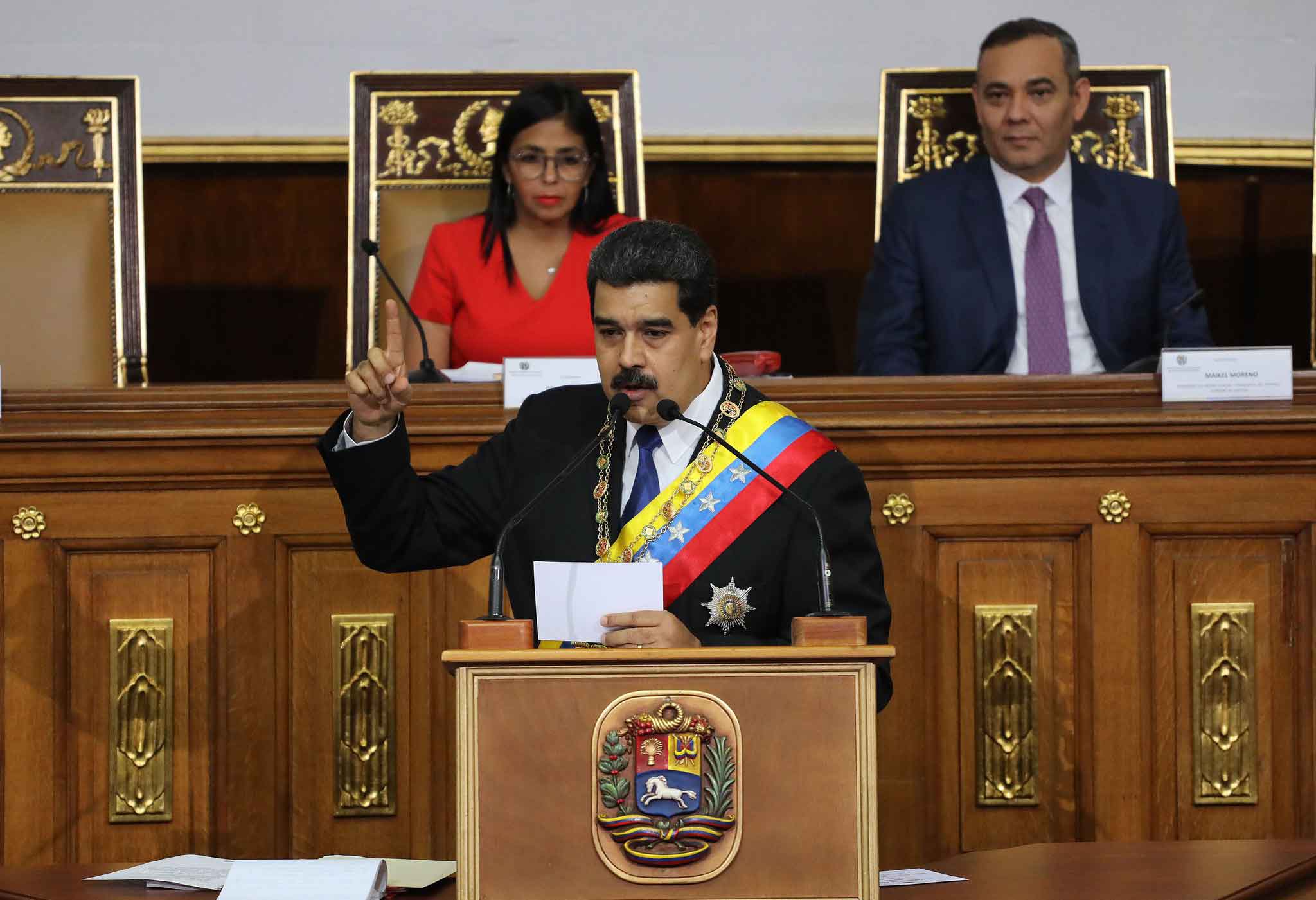 Sesión especial con el Pote. Nicolás Maduro en la Asamblea Nacional Constituyente