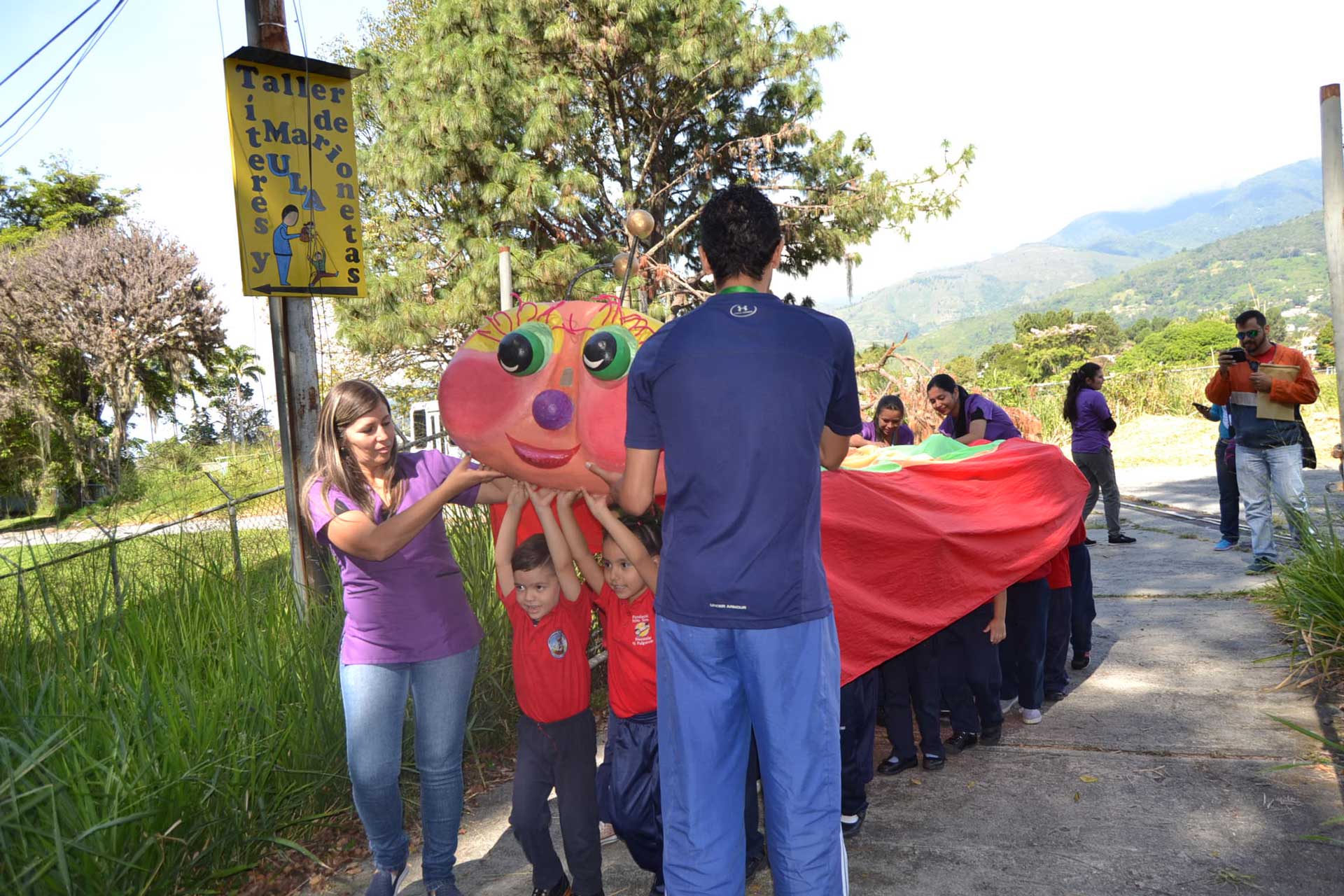 niños del preescolar Epifania Gil de Mérida